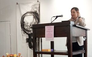 Dr. Nazan Sirin eröffnet die Veranstaltung zum Internationalen Frauentag 2024