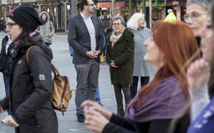 Bürgermeisterin Klabuhn und Bürgermeister Dr. Ritter