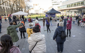 Aufstellung zum ersten Tanz