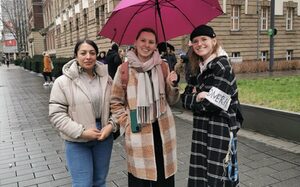 Mitstreiterinnen aus dem Orga-Team des Runden Tisches Gewaltschutz für Duisburg