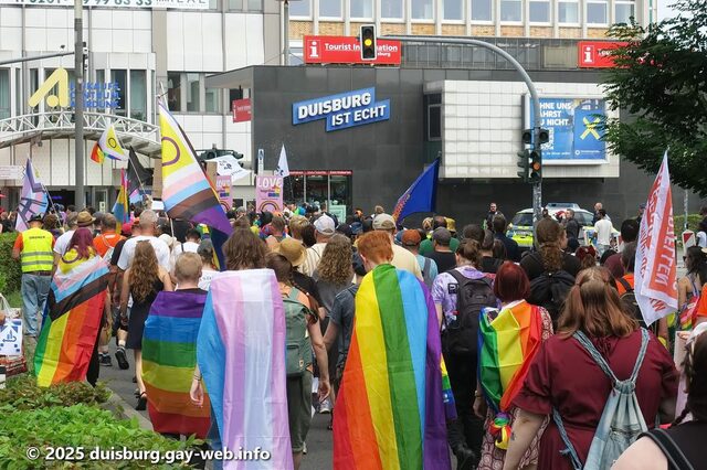 Das Ende des CSD-Demozugs