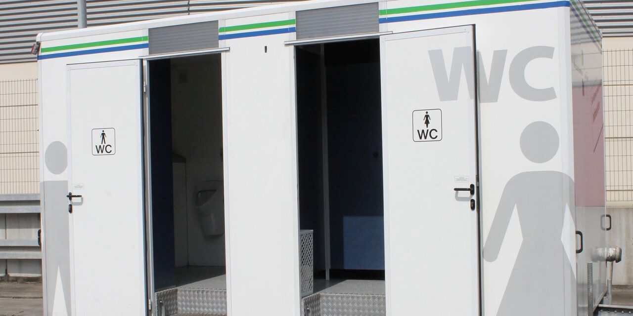 Mobile Toilettenanlage