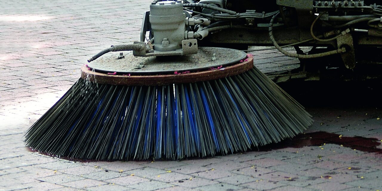 Tellerbesen einer Kehrmaschine
