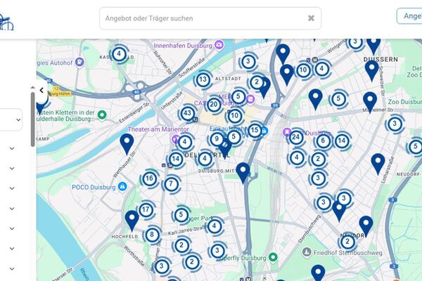 Ausschnitt Bildungslandkarte
