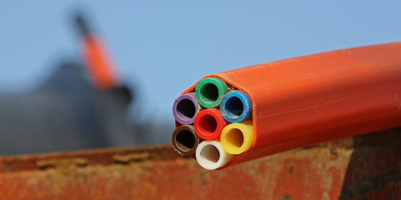 Glasfaserleitung