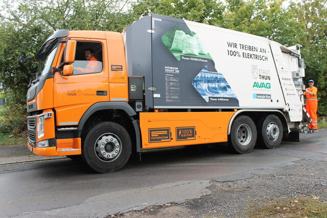 Vollelektrisches Abfallsammelfahrzeug