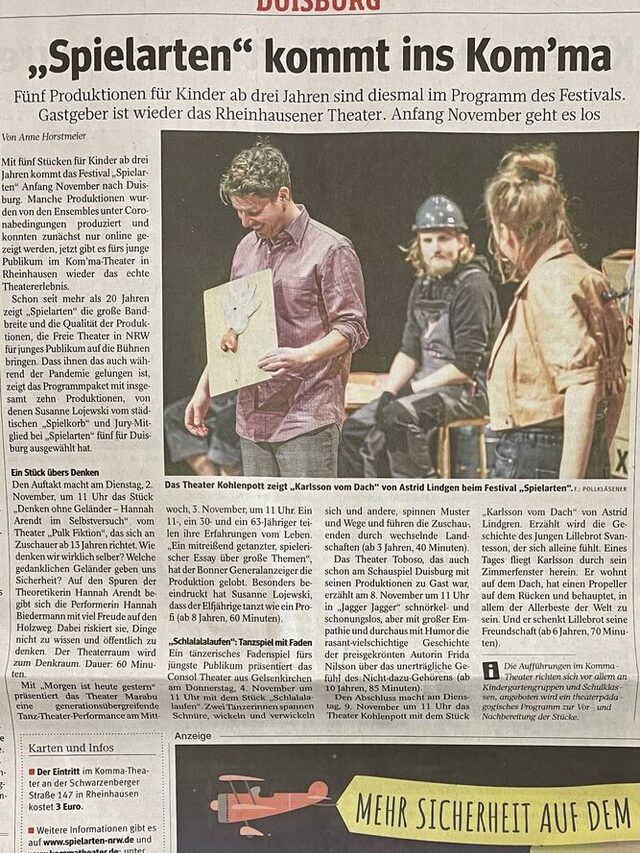 WAZ Bericht vom 23.10.2021