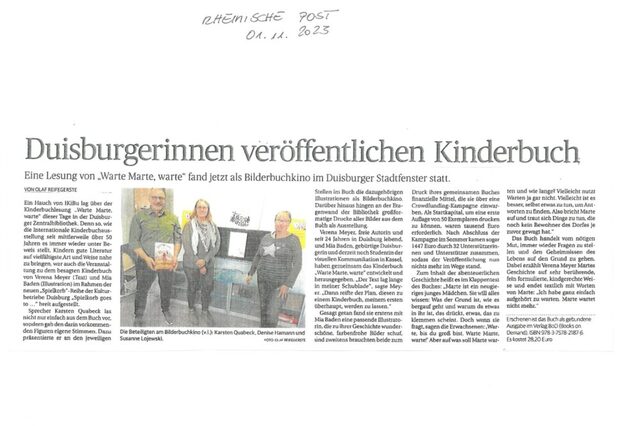 Rheinische Post 01.11.2023