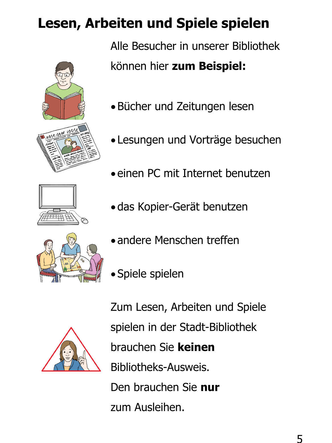 Infos in Leichter Sprache
