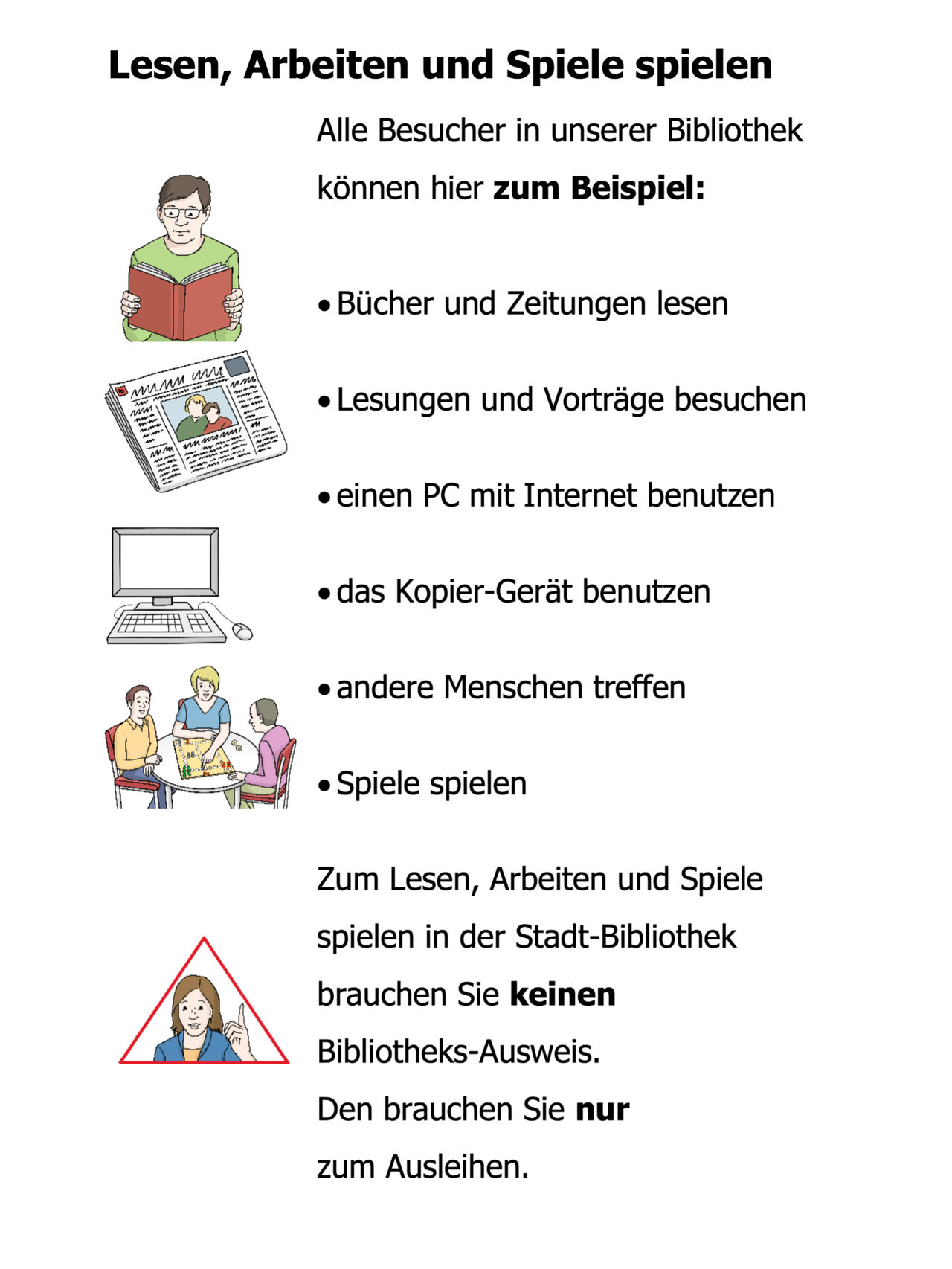 Infos in Leichter Sprache