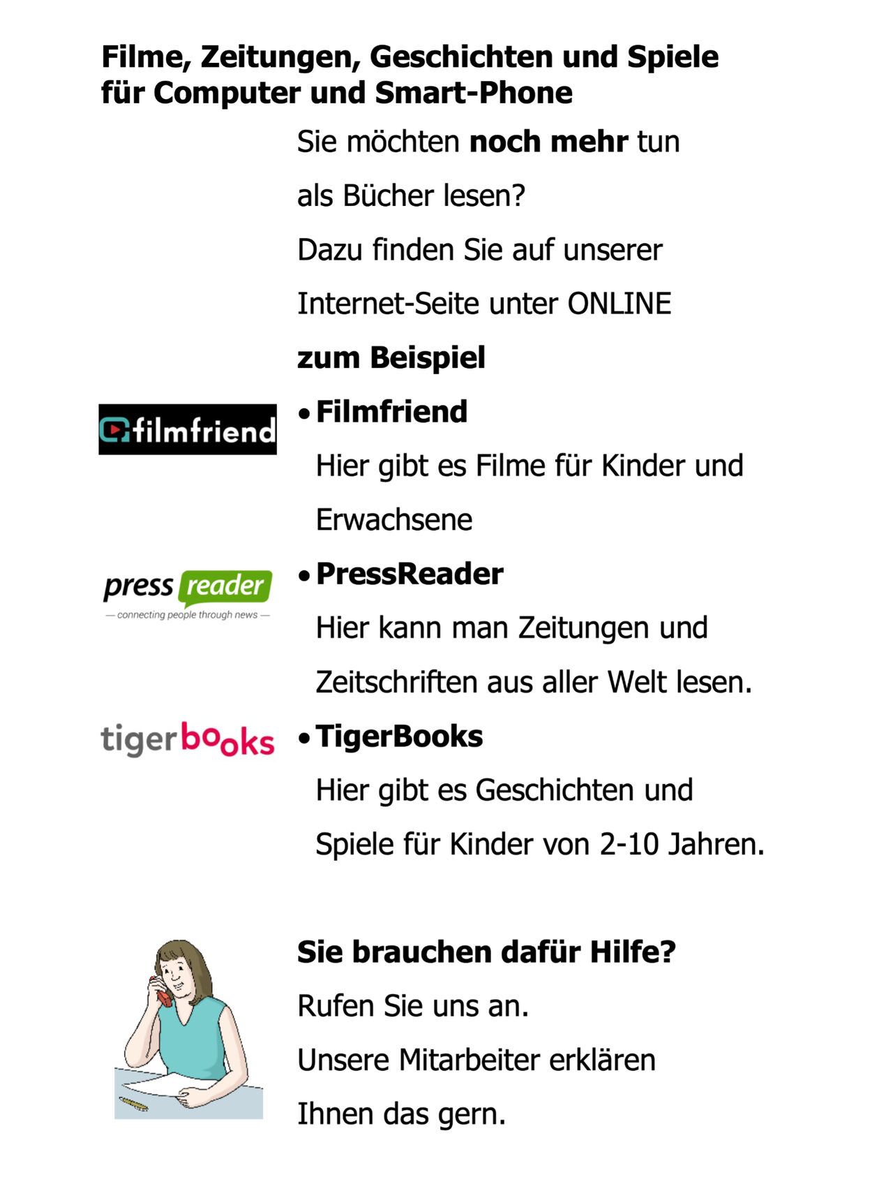 Infos in Leichter Sprache