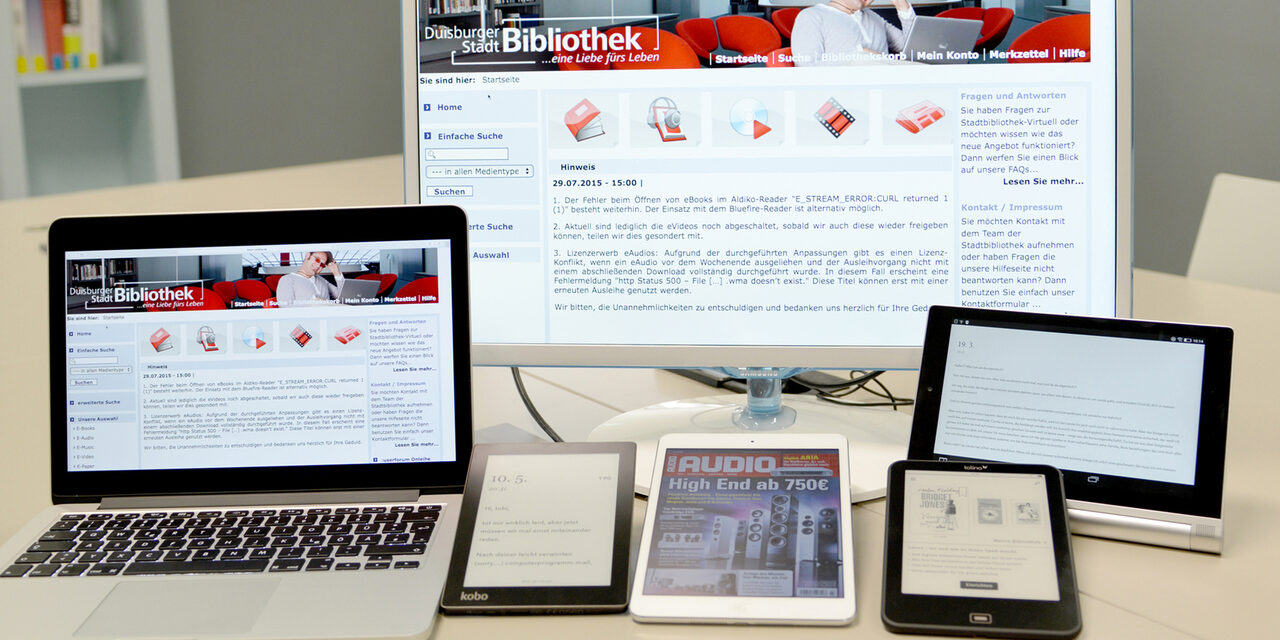 Service zu Online-Angeboten