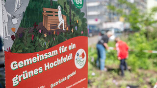 Pflanzaktion des Stadtdtbüro Hochfeld