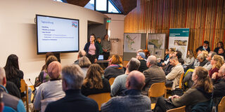 Eine Veranstaltung über die geplante Entwicklung