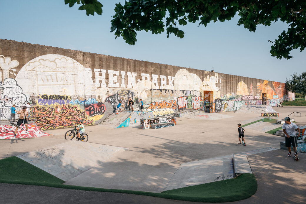Skateanlage im Rheinpark
