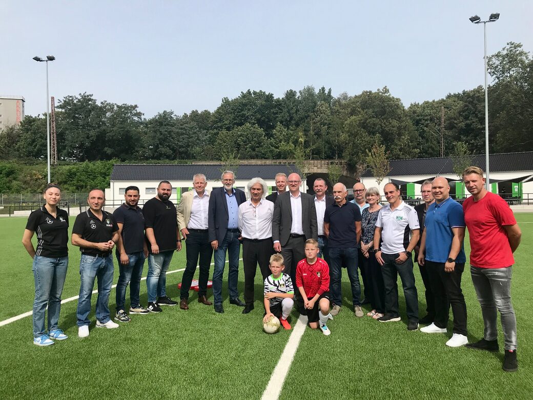 Bilder von der Eröffnung der Sportanlage