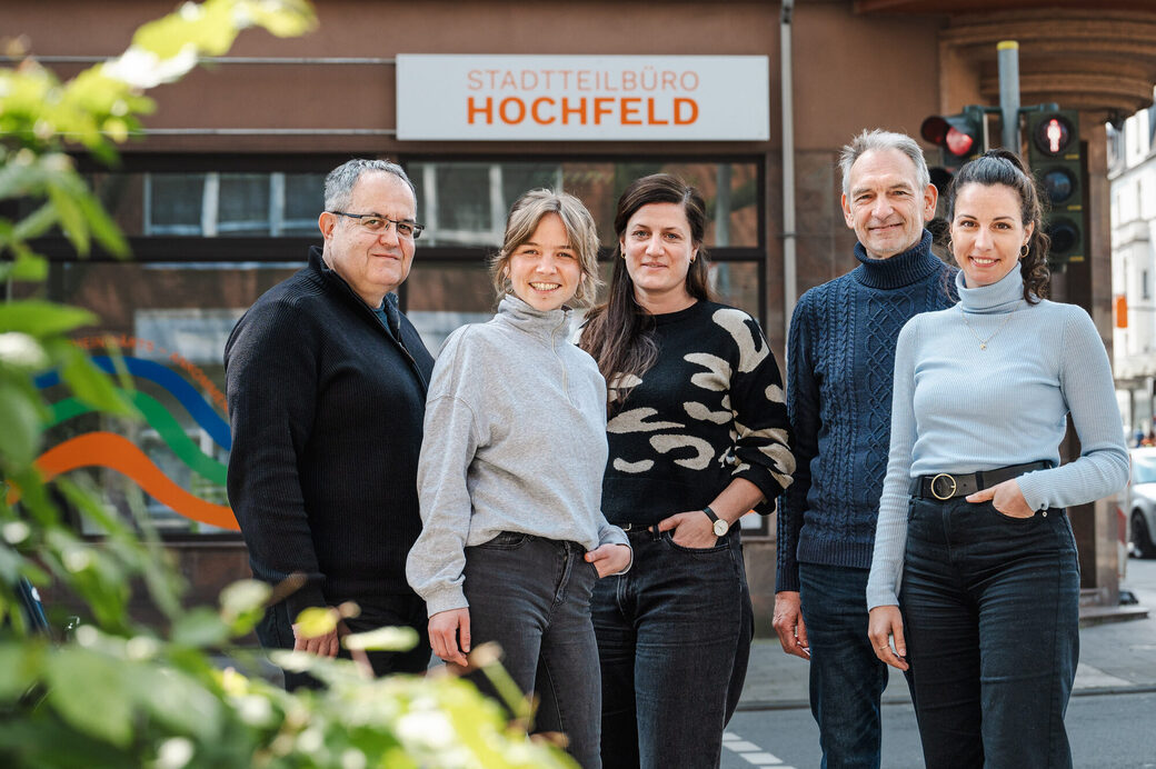Team im Stadtteilbüro Hochfeld
