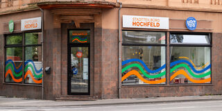 Eine Teambesprechung im Stadtteilbüro