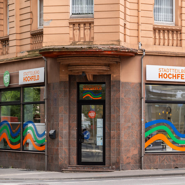 Eine Teambesprechung im Stadtteilbüro