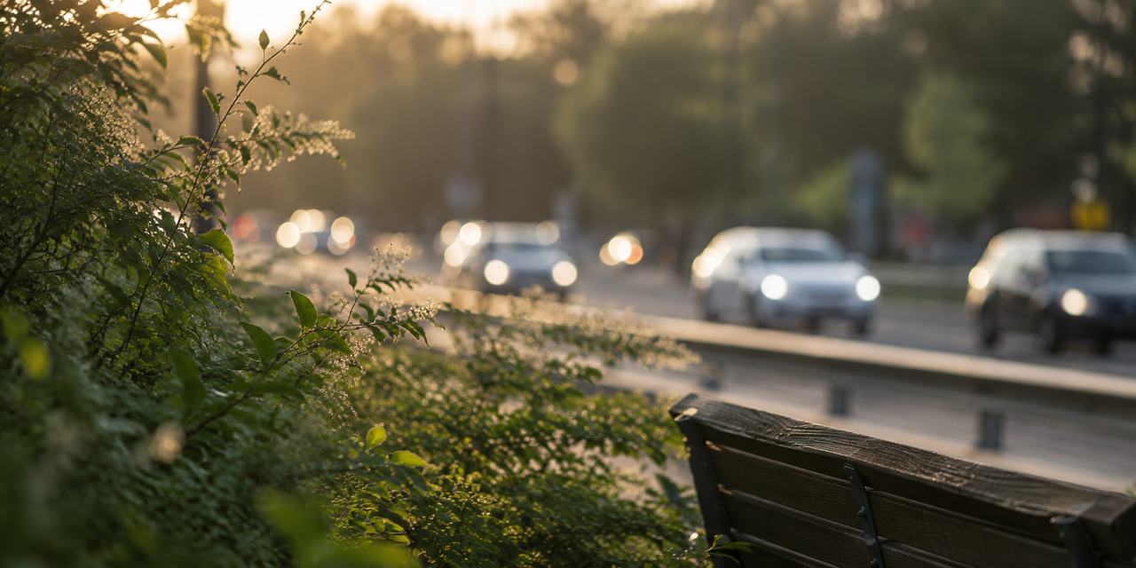 Stadtlärm durch Verkehr