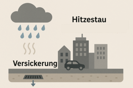 Infografik zu Hitzestau