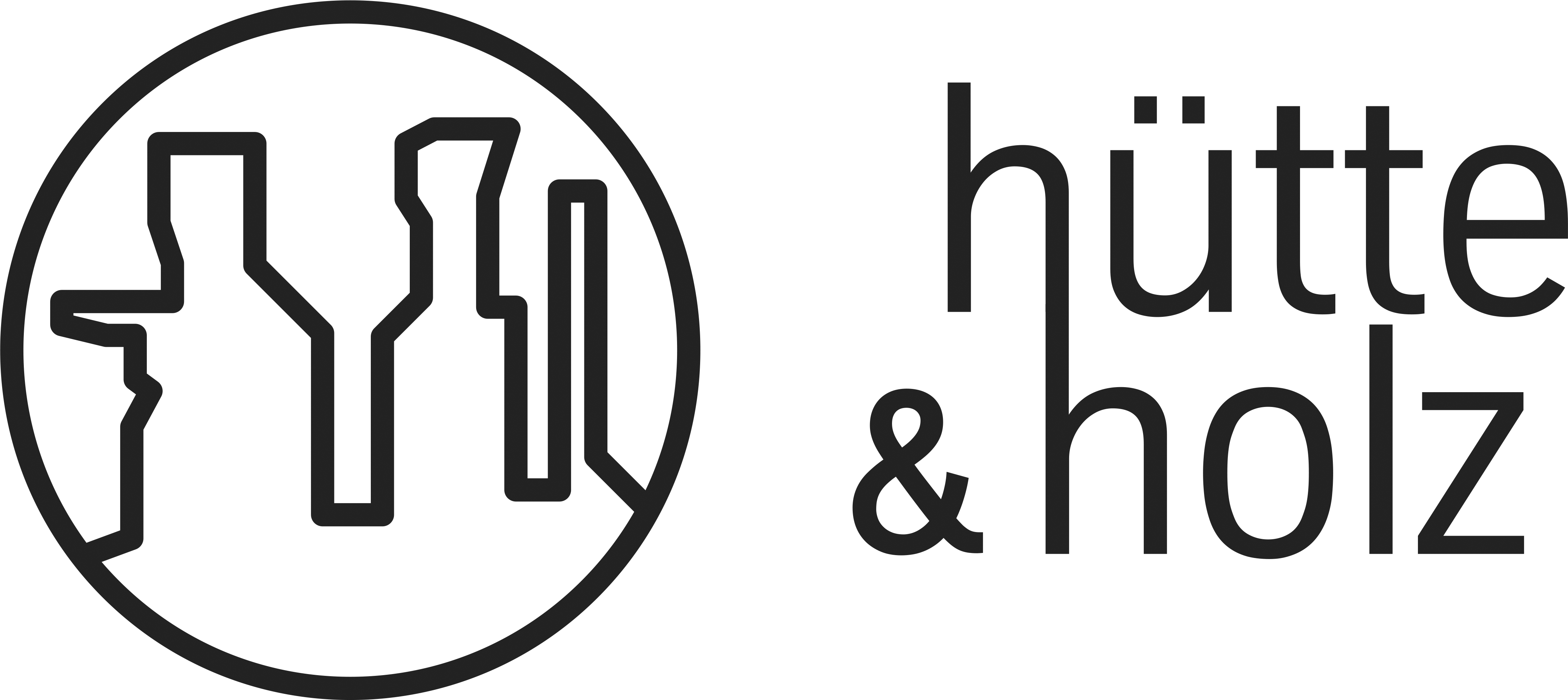 Logo Inklusionswerkstatt holz & hütte