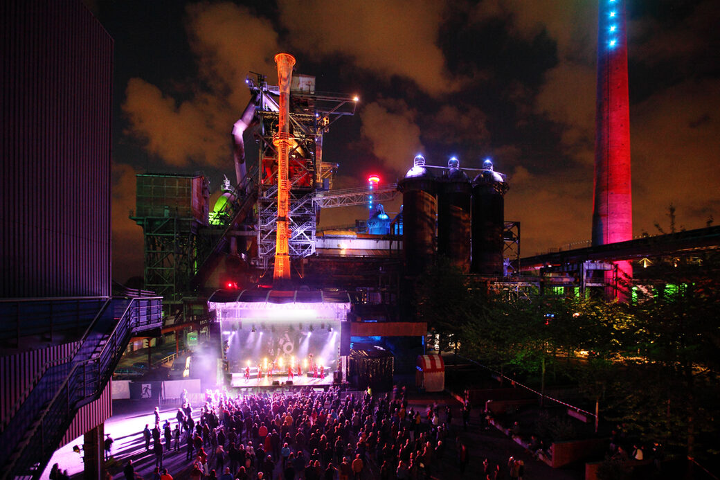 An open-air gig at the Traumzeit Festival