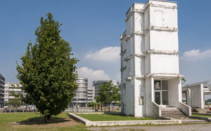 Part of a former office building