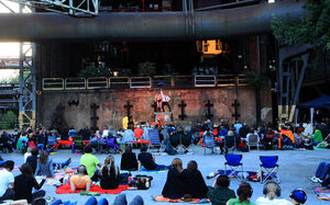 Cultureel evenement in het Landschaftspark