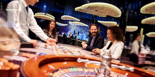 Roulette in het casino van Duisburg