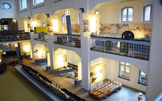 Museum der Deutschen Binnenschifffahrt Duisburg, tentoonstellingsruimten