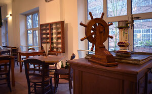 Museum der Deutschen Binnenschifffahrt Duisburg, schip wiel