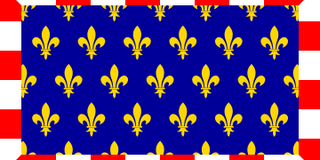 historische Flagge von Touraine