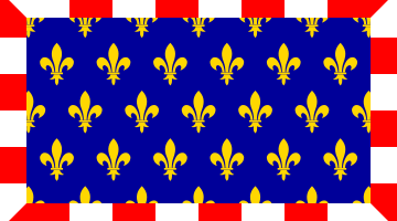 Flagge von Touraine