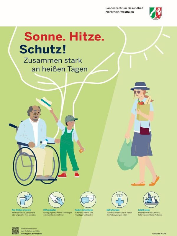 Flyer Hitzeschutz