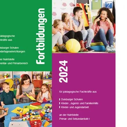 Titelblatt Fortbildungsprogramm 2024.