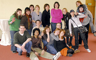 Gruppenfoto Schüler aus Nijmegen