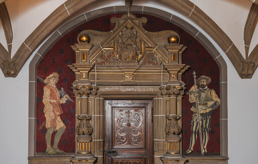 Landsknechte Portal Ratssaal