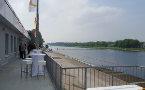 Ausblick auf Regattabahn