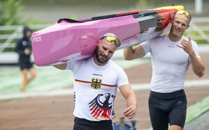 Kanu Trainingslager vor Olympia