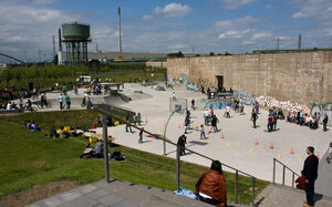 Skateranlage im RheinPark Hochfeld