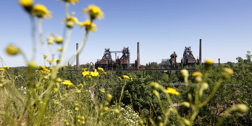 Landschaftspark Duisburg-Nord im Frühjahr