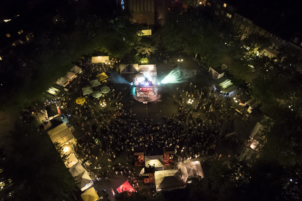 Platzhirsch Festival auf dem Dellplatz