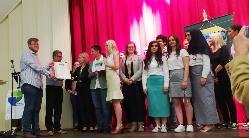 Auszeichnung Fairtrade School - Gertrud-Bäumer-Berufskolleg