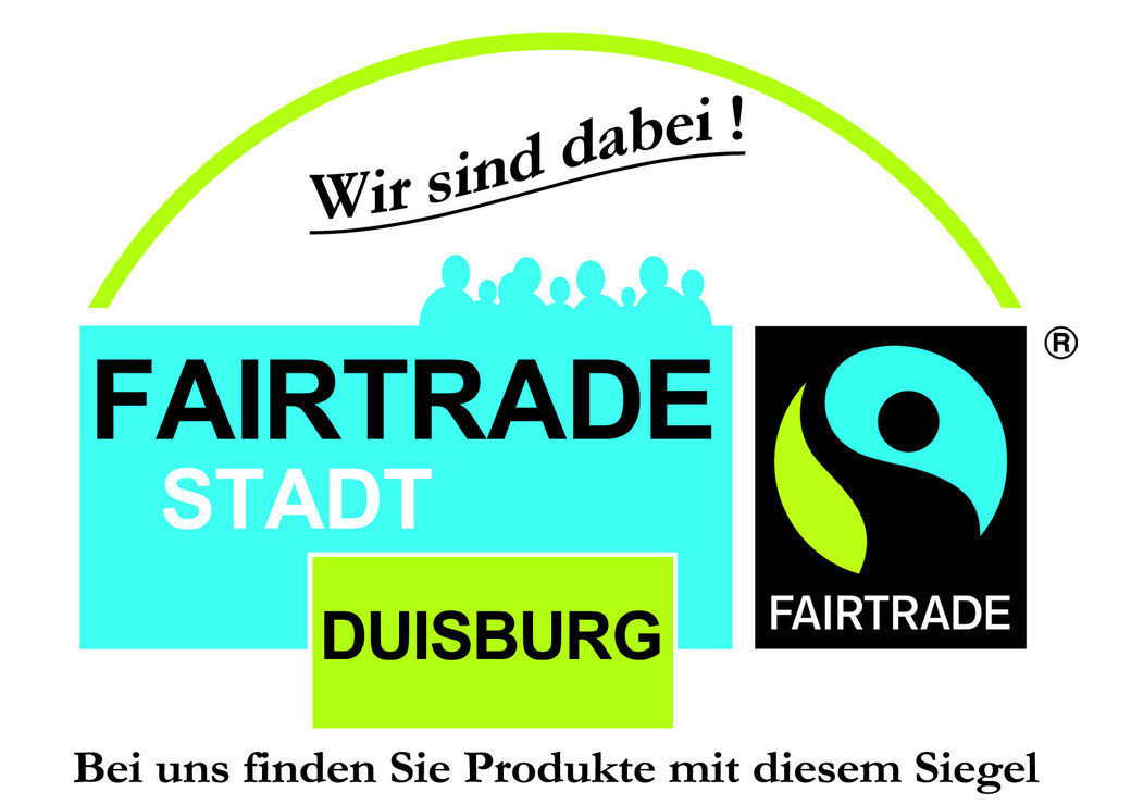 Label Fairtrade Town Duisburg