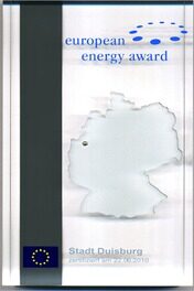 Silberpreis: Energy Award® für Duisburg