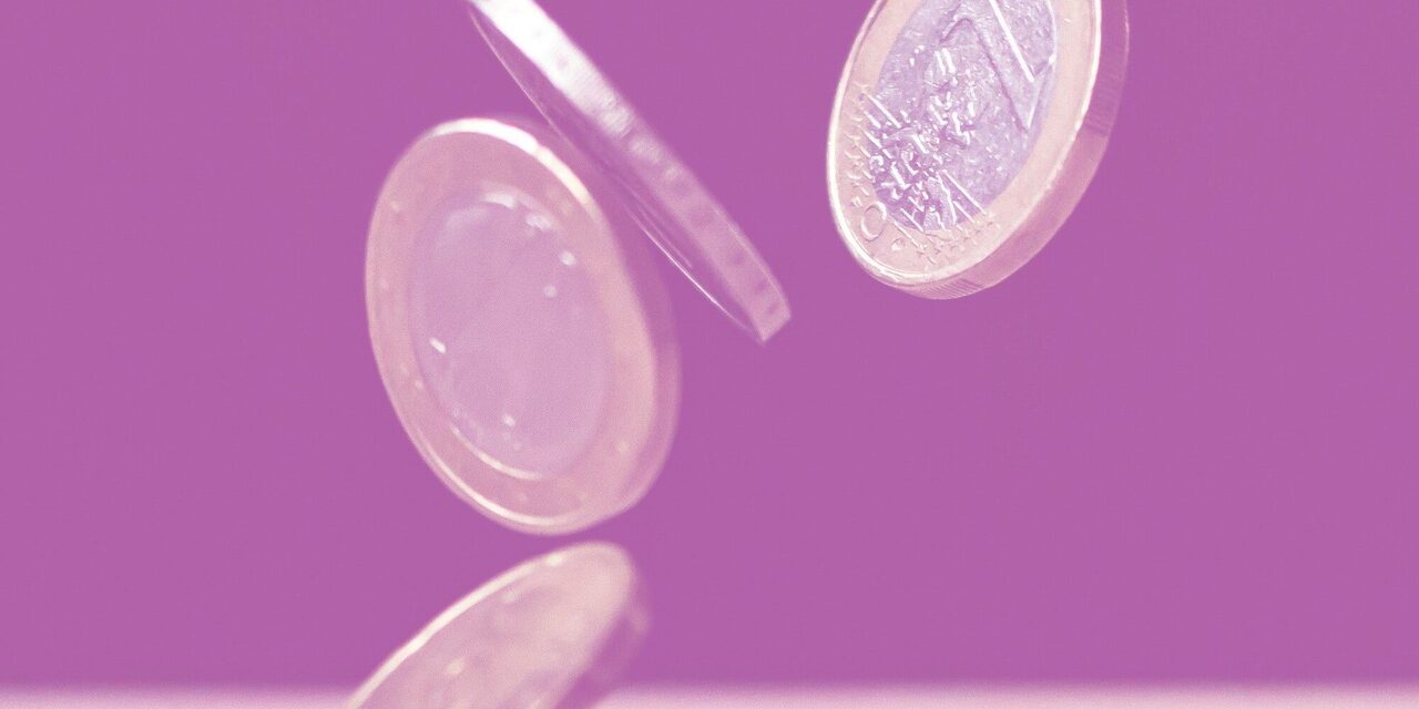 Herunterfallende Münzen