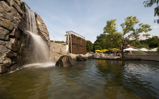 Gradierwerk und Wassberecken