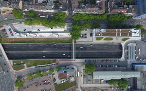 Luftaufnahme Fernbusbahnhof 2017