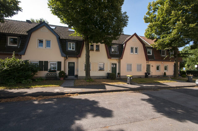 Historischer Straßenzug der Eisenbahnsiedlung